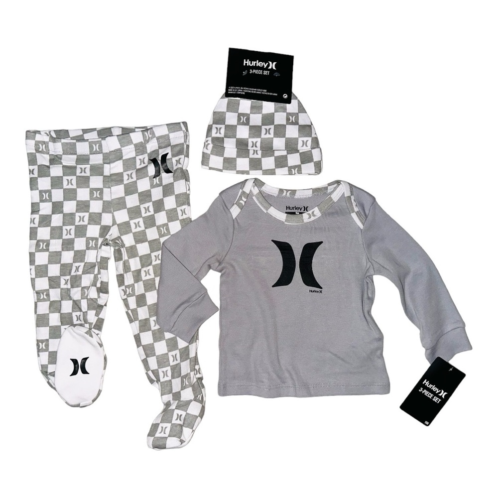 NWT Hurley baby 3pc set